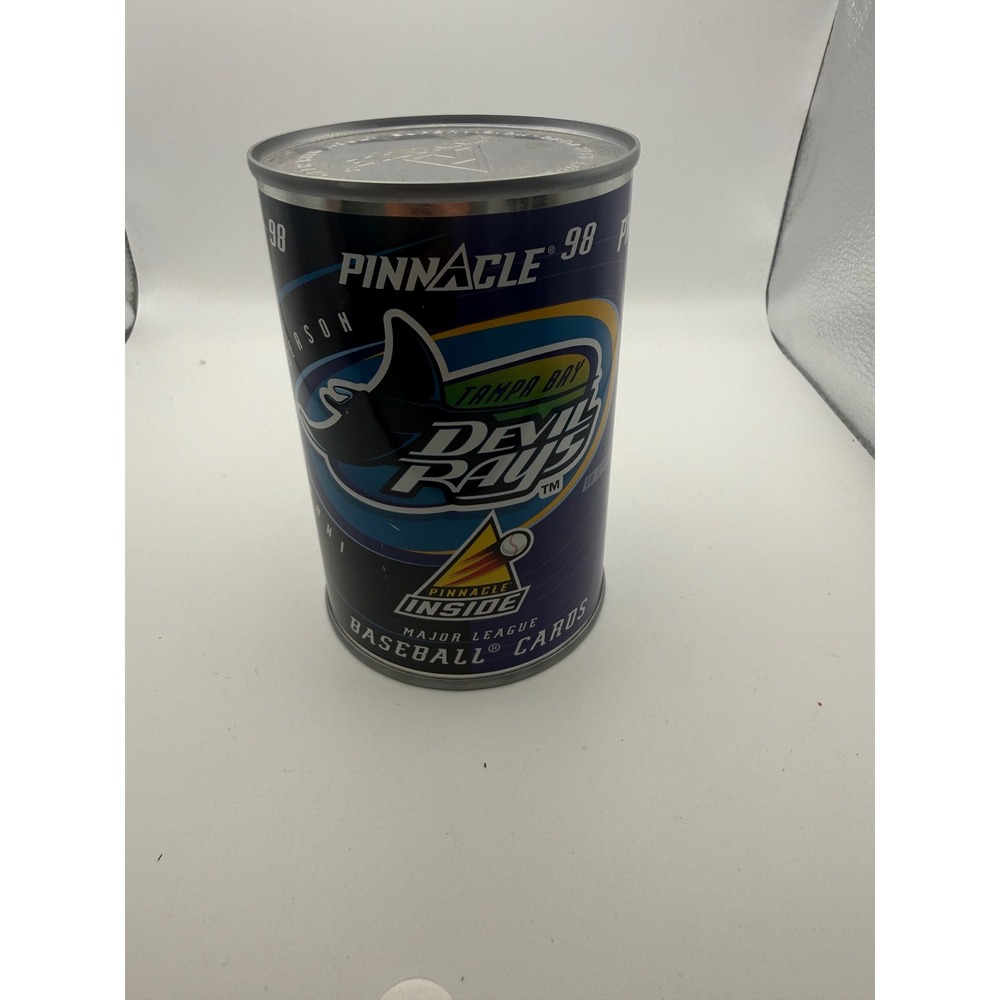1998 Pinnacle Inside Baseball Tampa Bay Devil Rays Inaugural Season Unopened Tin